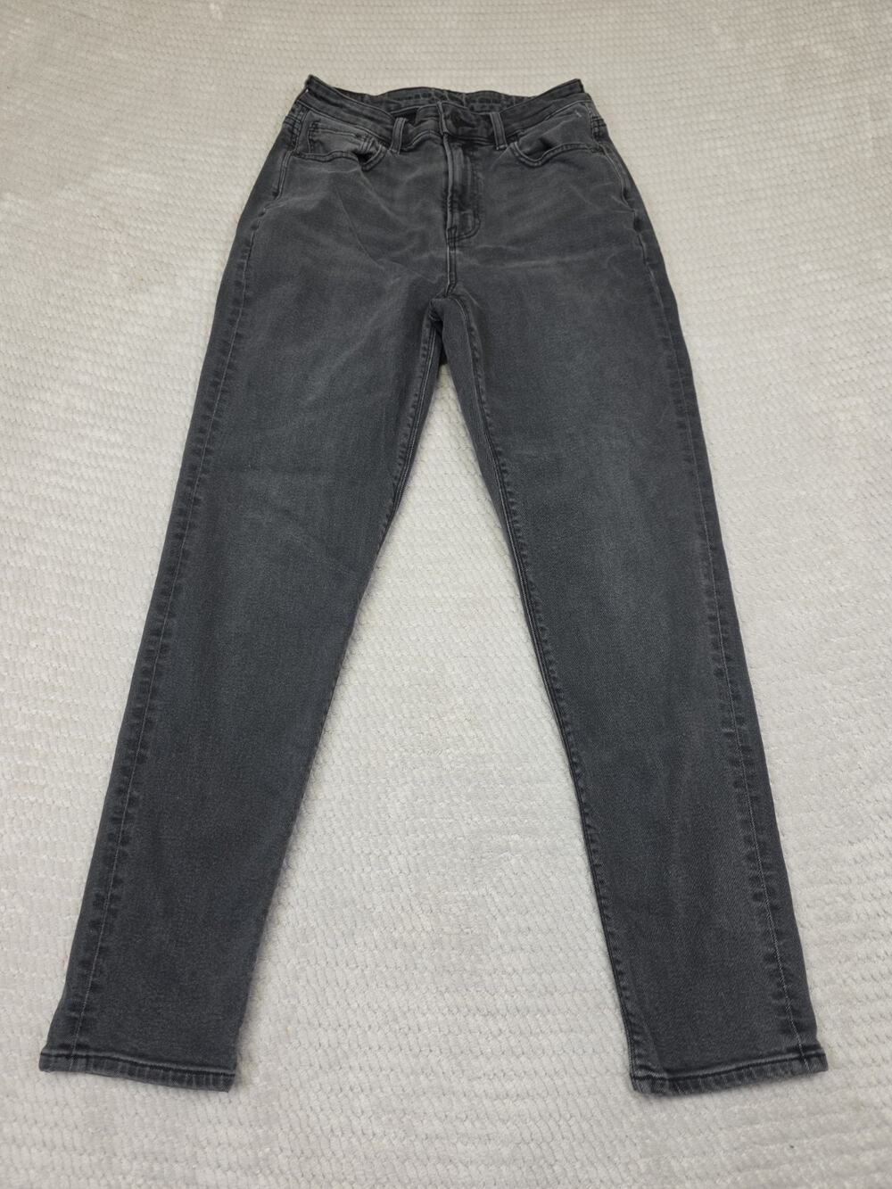 American Eagle Jeans Womens 2 Mom Jean Black Stretch